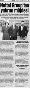 Nilüfer Belediye Başkanı Turgay Erdem’e Ziyaret