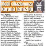 MOBİL CİHAZLARDA COVİD 19 TEMİZLİĞİ