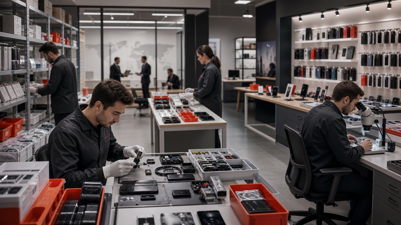 Nettel Group aksesuar üretimi ve teknik servis süreci