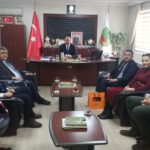 Visit to Orhaneli District Governor Emir Osman Bulgurlu, Mayor Ali Akyurt, Public Education Director Bayram Yiğitbaşı